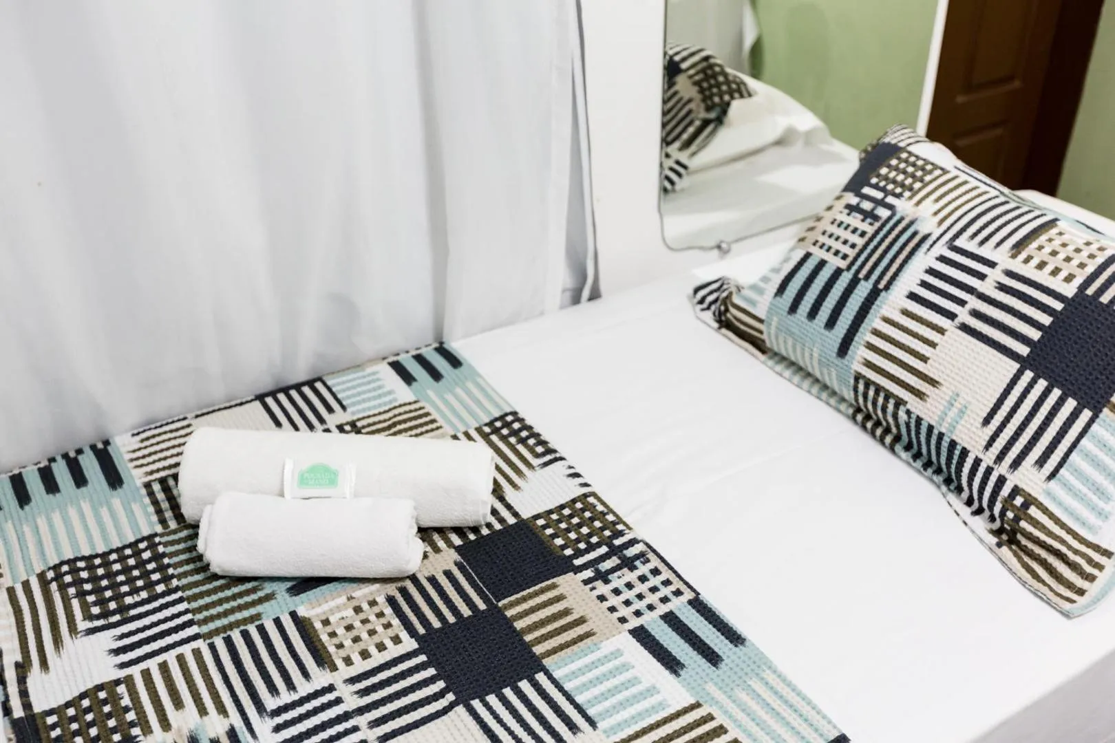 Quarto confortável da Pousada do Mano